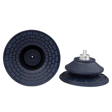 Fipa Bellows vacuum cup diam. 128 mm, NBR blue, fitting M10-male 22.125.210.1